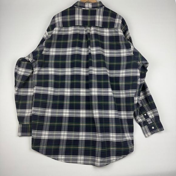 Nautica Men’s XXL Vintage 90s Plaid Button Down Shirt – Made in Jamaica - Picture 6 of 7